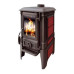 Печь-камин Guca Arina 1210 высокая dark red Печь-камин Guca Arina 1210 высокая dark red