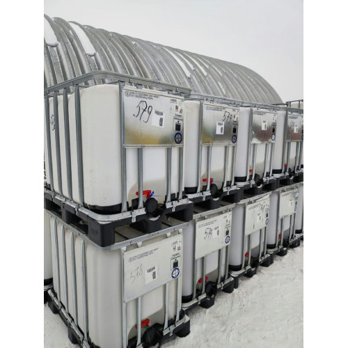 Еврокуб (емкость) 600-640 л, б/у, чистый пропаренный из под пищевых веществ (поддон металл/пластик)