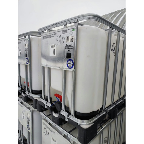 Еврокуб (емкость) 600-640 л, б/у, чистый пропаренный из под пищевых веществ (поддон металл/пластик)