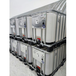 Еврокуб (емкость) 600-640 л, б/у, чистый пропаренный из под пищевых веществ (поддон металл/пластик)