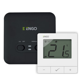 Беспроводной терморегулятор на батарейках ENGO Wi-Fi белый