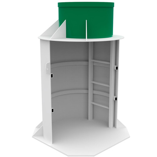 Кессон Vodos Gray Type 1 (Без гильзы) с лестницей+крышка утеплитель 2000х960мм