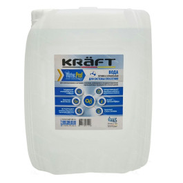 Вода котловая для систем отопления Kraft Water Prof канистра 20 литров