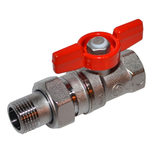 Кран шаровой американка Giacomini 1/2" ручка-бабочка арт. R859X323 Кран шаровой американка Giacomini 1/2" ручка-бабочка арт. R859X323