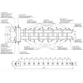 Коллектор Gidruss BM-150-11DU до 150 кВт 1 1/2" 11 контуров — фото 3