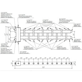 Коллектор Gidruss BM-150-11DU до 150 кВт 1 1/2" 11 контуров
