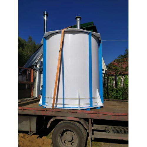 Пластиковый погреб ГудВэй Комфорт Круглый 2,2*2м