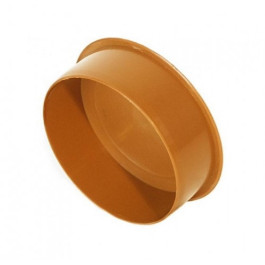 Заглушка канализационная рыжая Ø160 ПВХ Nashorn