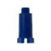 Заглушка полипропиленовая Fusitek с НР резьбой 1/2" синяя