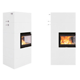 Печь-камин Nordpeis теплоаккумулирующий Salzburg C левый с конвекцией