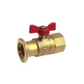 Шаровой кран латунный запорный Ду 32 мм с фланцем FLx1 1/4"ВР, Meibes арт.M61840