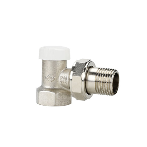 Клапан запорный радиаторный угловой Varmega 3/4" резьба ВР/НР