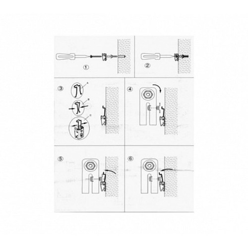 Настенный кронштейн Zehnder CVD1 Настенный кронштейн Zehnder CVD1