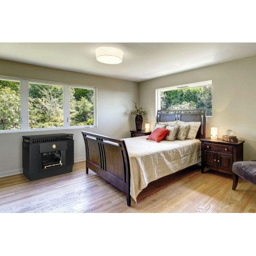 Настенный газовый конвектор-камин Feg Zeus F 8.50 F Black Настенный газовый конвектор-камин Feg Zeus F 8.50 F Black