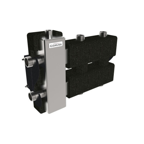 Коллектор нержавеющий Gidruss BMSS-60-3DU EPP до 60 кВт 1" 3 контура EPP термоизоляция Коллектор нержавеющий Gidruss BMSS-60-3DU EPP до 60 кВт 1" 3 контура EPP термоизоляция