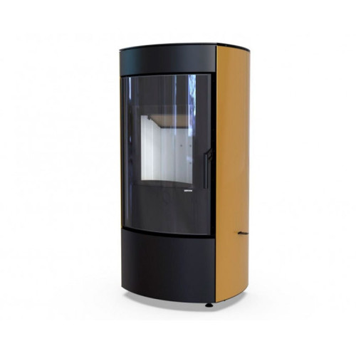 Печь-камин Defro Home Ceres 6 кВт золотая сталь