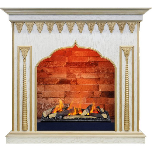 Dimplex Abu-Dabi - Белый дуб, патина золото с очагом Cassette 600 LNH-INT