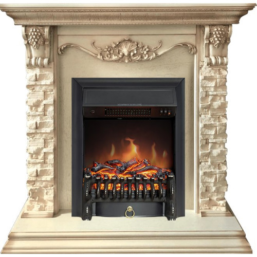 Royal Flame Adriana - Cлоновая кость с очагом Fobos FX Black