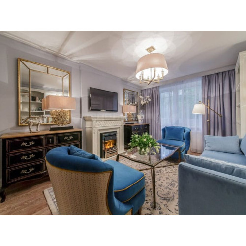 Dimplex Alexandria - Махагон коричневый антик