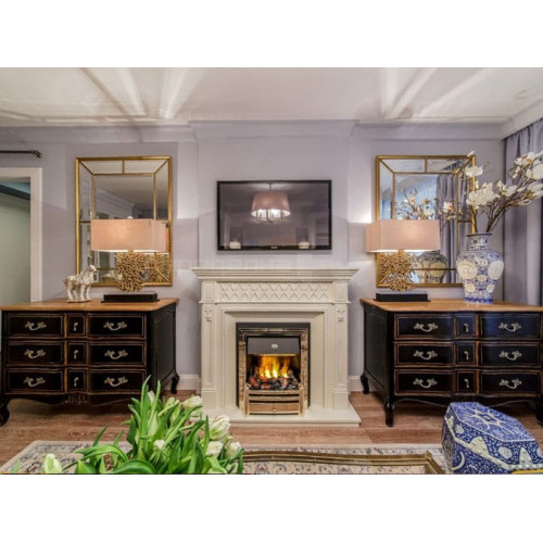 Dimplex Alexandria - Махагон коричневый антик с очагом Atherton