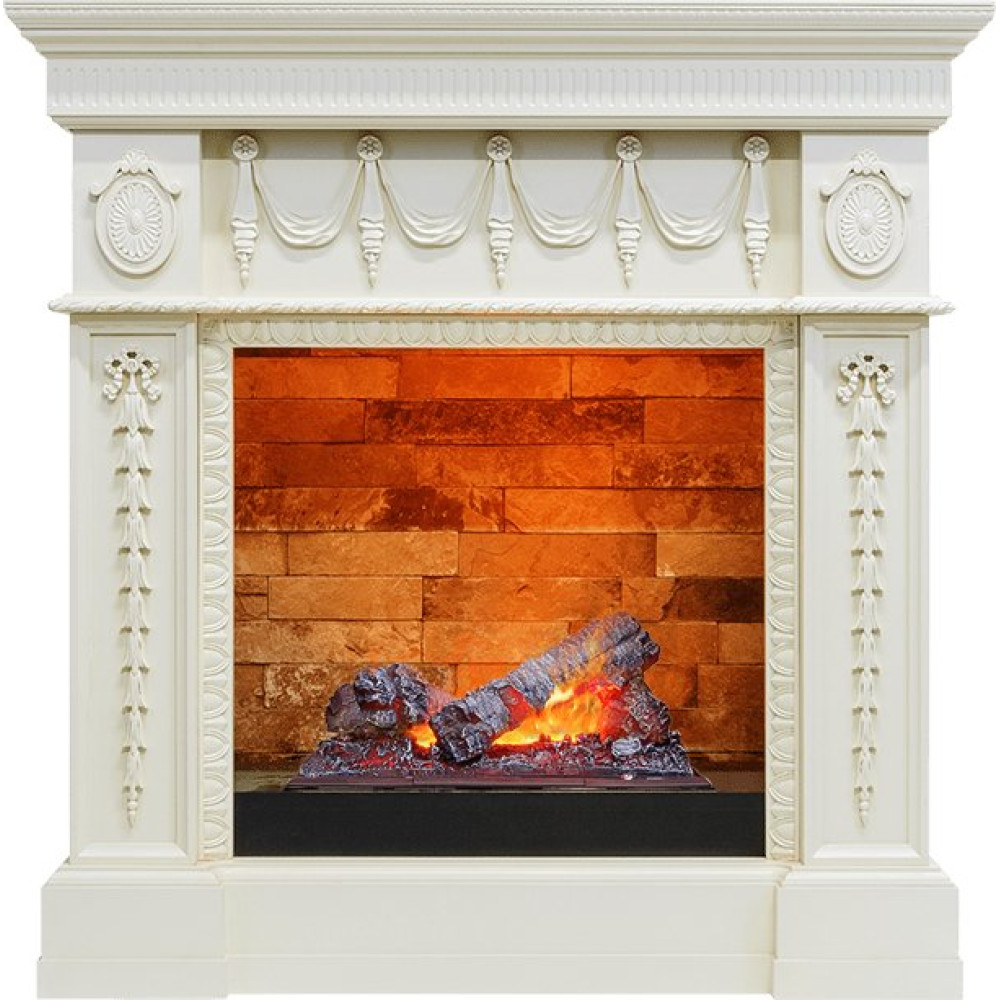 Dimplex Ampir - Слоновая кость с очагом Cassette 400 NH