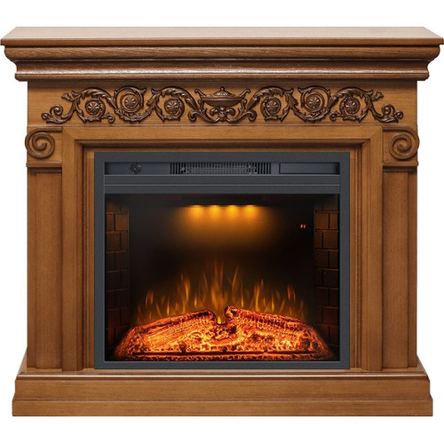 Royal Flame Athena - Дуб с очагом Emerald 23