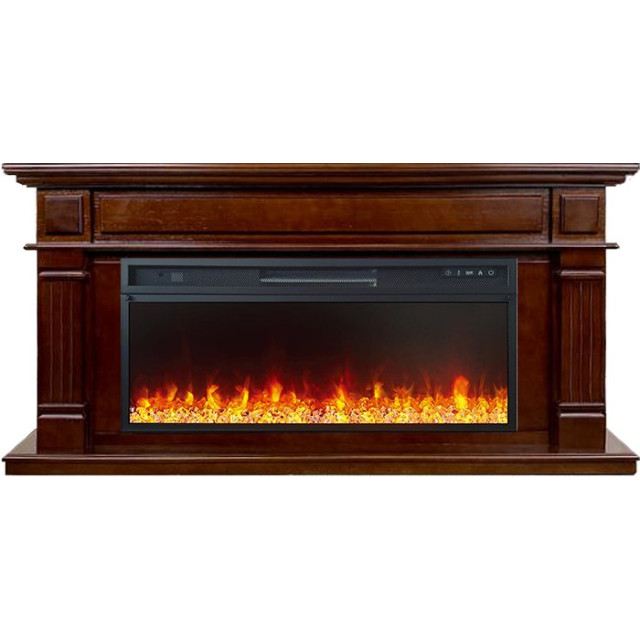 Royal Flame Atlanta - Темный дуб (Ширина 1500 мм) с очагом Vision 42 LED