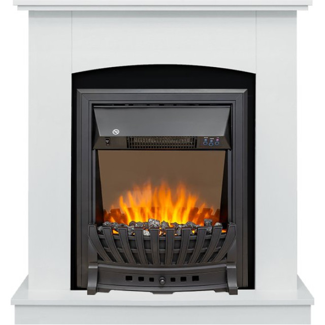 Royal Flame Barcelona SFT (Разборный) - Белый с очагом Aspen Black