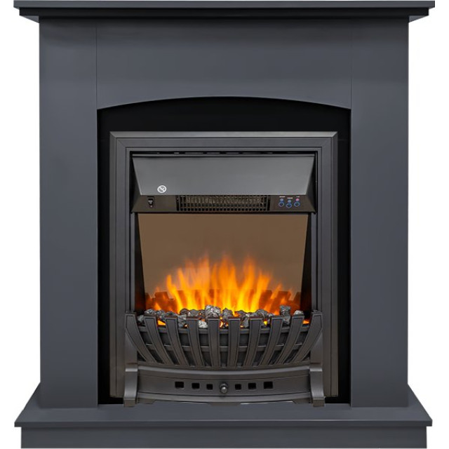 Royal Flame Barcelona SFT (Разборный) - Серый графит с очагом Aspen Black