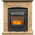 Royal Flame Barcelona (разборный) - Дуб золотой с очагом Aspen Black