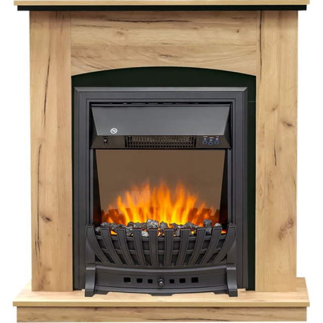 Royal Flame Barcelona (разборный) - Дуб золотой с очагом Aspen Black