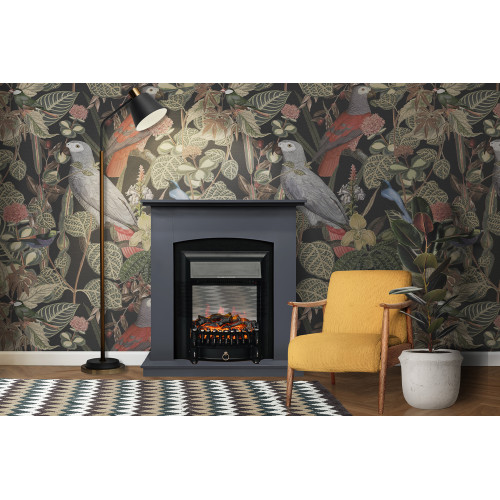 Royal Flame Barcelona (разборный) - Дуб золотой с очагом Aspen Black