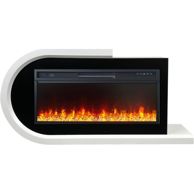 Royal Flame Basel L - Белый с черным с очагом Vision 42 LED