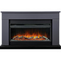 Royal Flame Bergen (Разборный) - Серый графит (Ширина 1370 мм) с очагом Vision 42 LOG LED