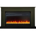 Royal Flame Bergen (Разборный) - Темная олива (Ширина 1370 мм) с очагом Vision 42 LED
