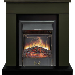 Royal Flame Bergen (Разборный) - Темная олива (Ширина 900 мм) с очагом Majestic FX Black