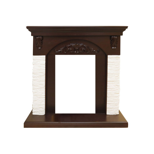 Dimplex Bern Сланец мелкий белый / Темный дуб с очагом Brookline Black