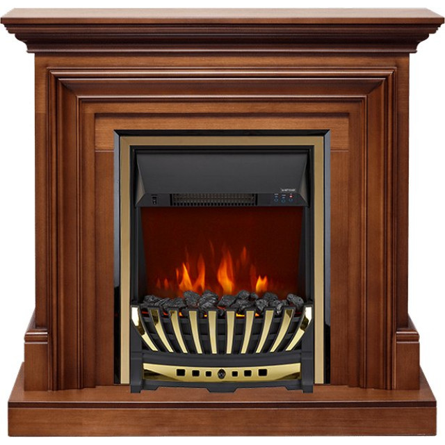 Royal Flame Bradford - Орех с очагом Aspen Gold