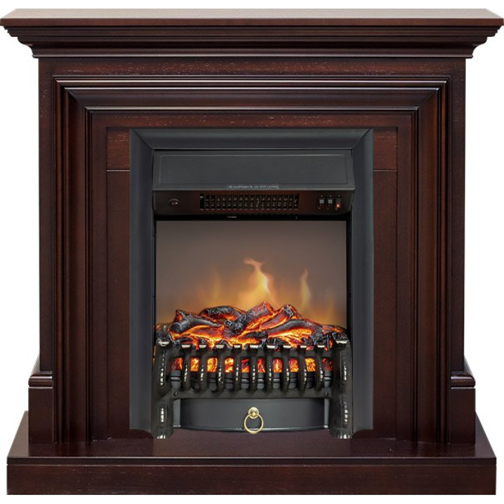 Royal Flame Bradford - Темный дуб с очагом Fobos FX M Black