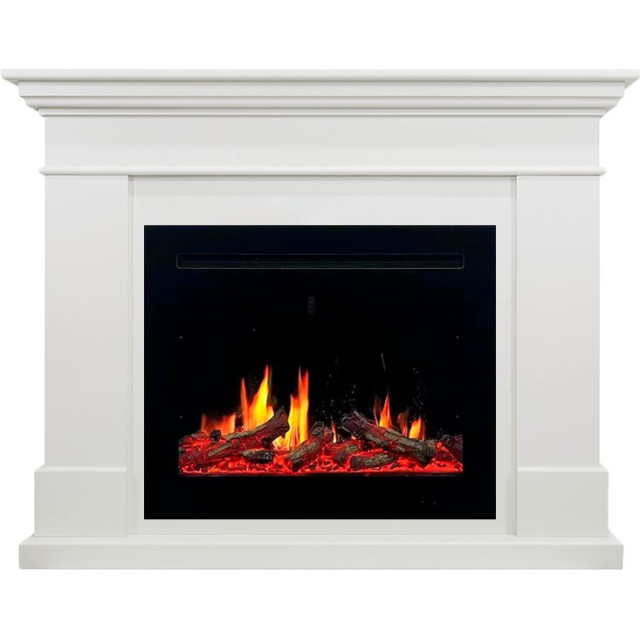 Royal Flame California - Белый с очагом 5D V-ART 25