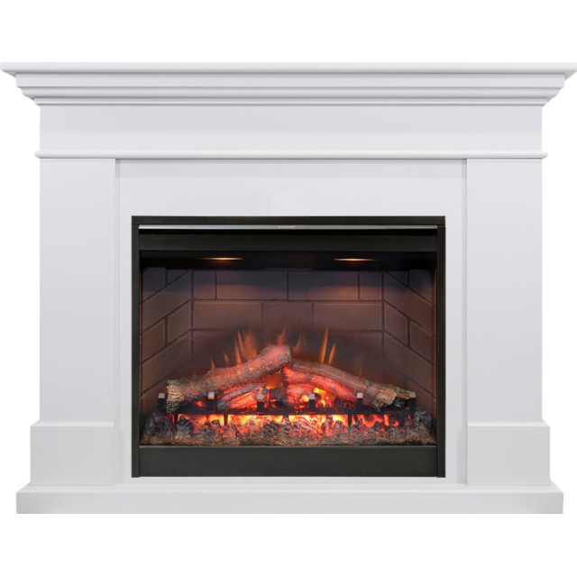 Dimplex California - Белый (Высота 1005мм) с очагом Symphony 26 DF2608-INT