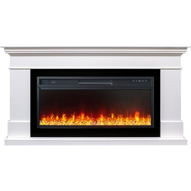 Royal Flame California - Белый (Высота 850 мм) с очагом Vision 42 LED