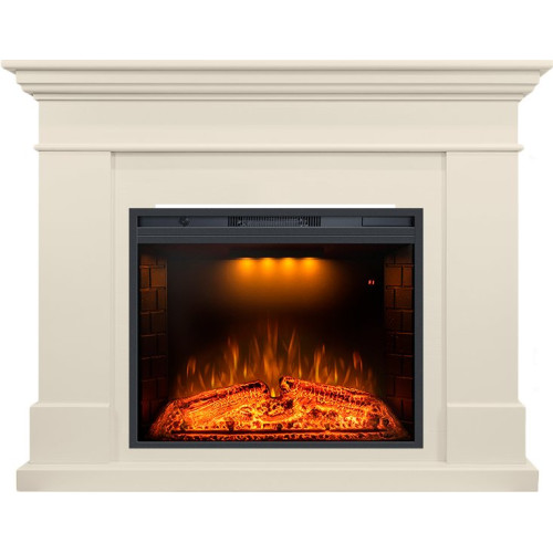 Royal Flame California - Слоновая кость с очагом Emerald 28