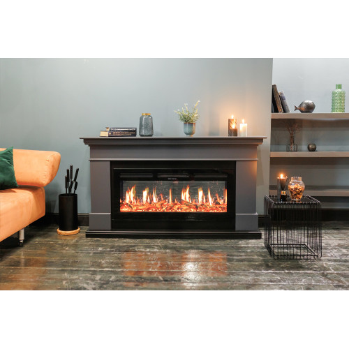 Royal Flame California SFT (Разборный) - Белый с очагом Aspen Black