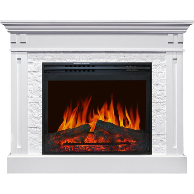 Royal Flame Cambridge - Белый с очагом Jupiter FX New