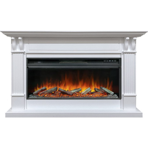 Royal Flame Cardiff - Белый с очагом Vision 42 LOG LED