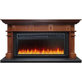 Royal Flame Carlyle - Орех с черным с очагом Vision 42 LED