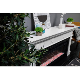 Royal Flame Carlyle - Орех с черным с очагом Vision 42 LED