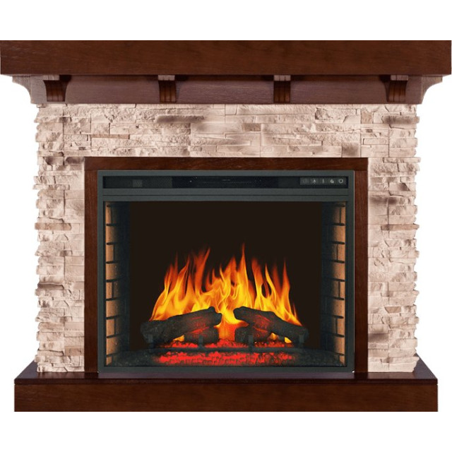 Royal Flame Chalet - Темный дуб с очагом Vision 28 EF LED FX