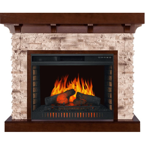 Royal Flame Chalet - Темный дуб с очагом Vision 30 EF LED FX